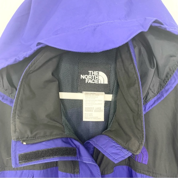 The North Face Womens Size Large Black and Aztec Blue Jacket Great Condition - Picture 9 of 10